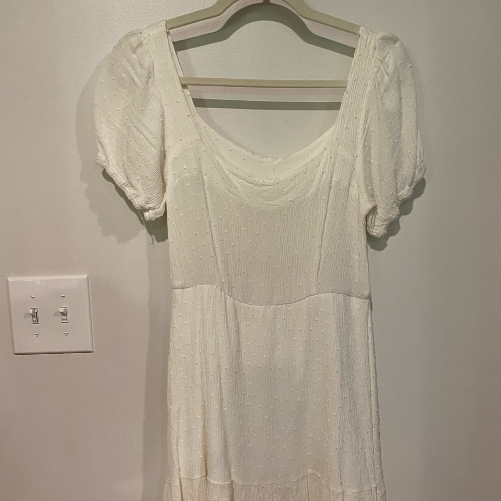 Altar’d State white polka dot dress